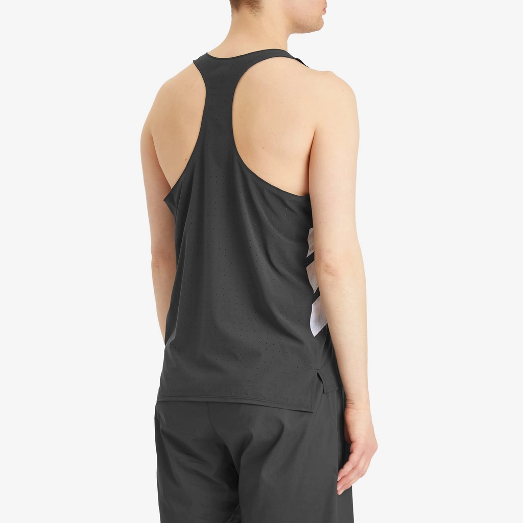 Adidas Originals Men's Adizero Road To Records Tank Top Black